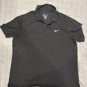 Nike Men's Black Dri-FIT Polo Shirt